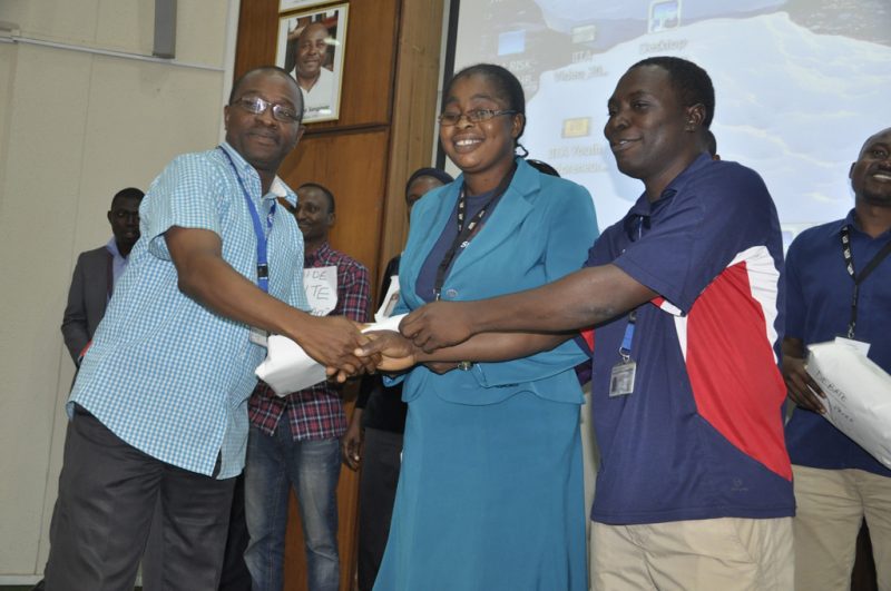 Blue team receives 2nd Prize award